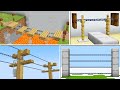 10 Horizontal Chain Build Hacks you can do in Minecraft! (1.16.2)