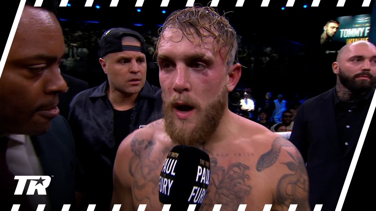 Jake Paul is Disappointed in Loss to Tommy Fury, Wants to Run it Back | POST-FIGHT INTERVIEW