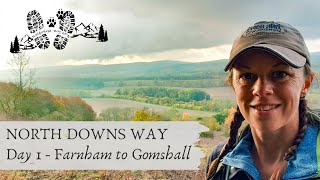 NORTH DOWNS WAY: Day 1 - Farnham to Gomshall