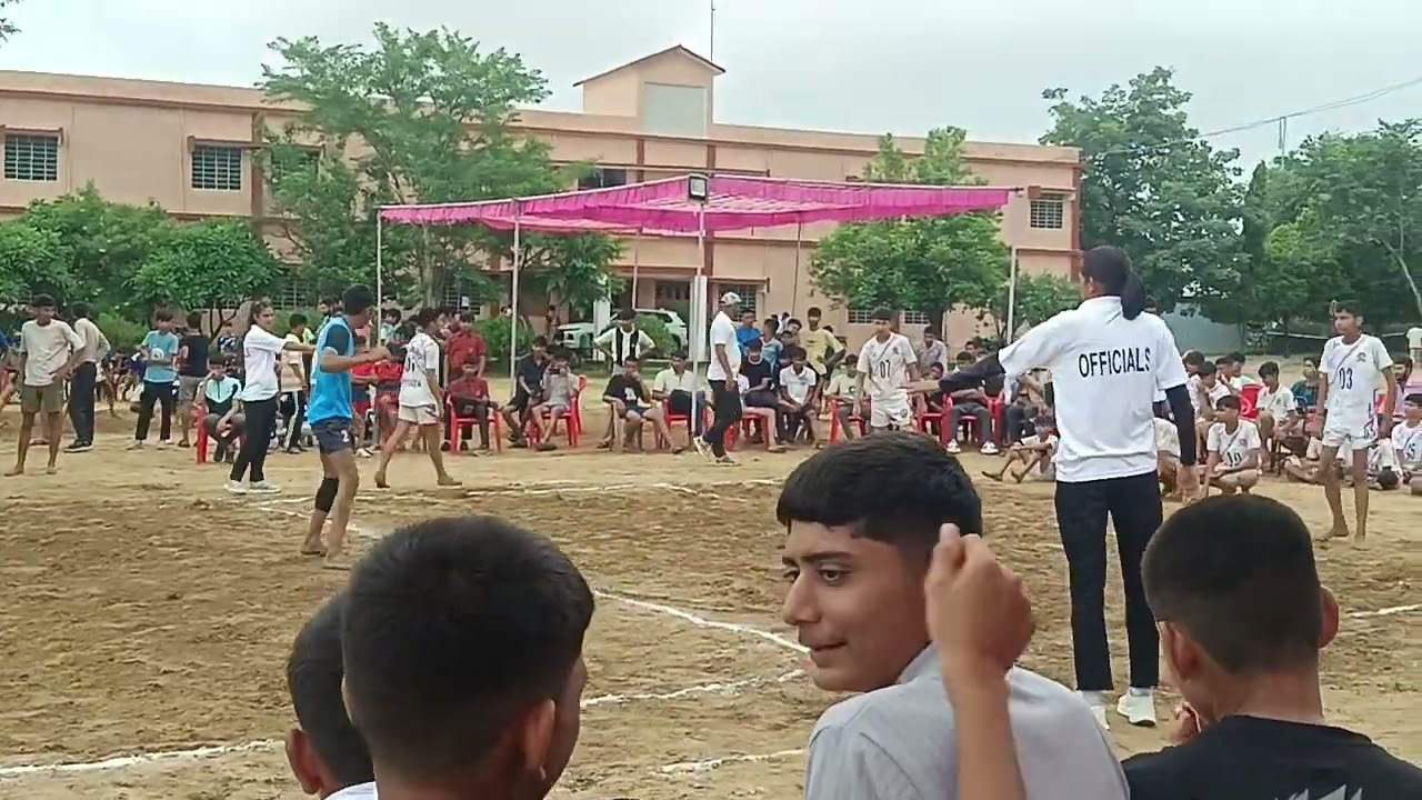 Matrix high school , sikar v/s lord Krishna school cbse cluster level kabaddi match u17 