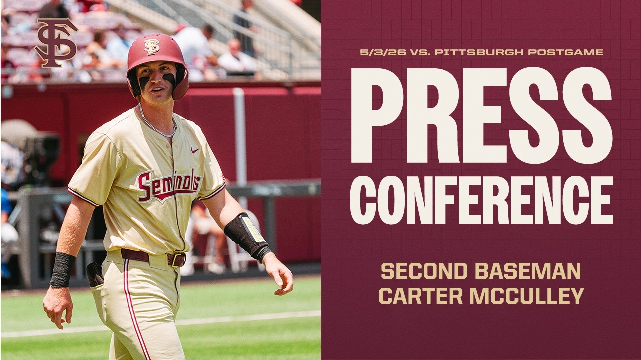Image related to FSU Baseball | 2B Carter McCulley Postgame Press Conference (5/3/26 vs. Pitt)