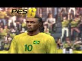 PES 6 PS2: Brasil VS França HAUPTSTADTSTADION 1440P