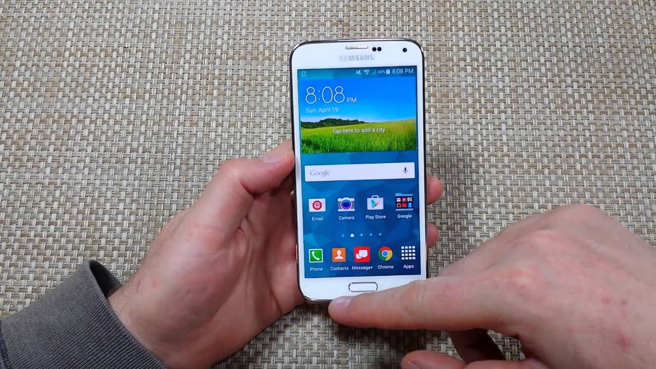 Samsung Galaxy S5 How To Close Your Recent Or Open Background Apps