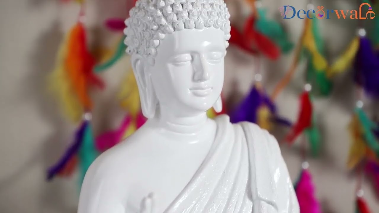 Buddha Statue 15 Inches by DECORWALE Handicraft