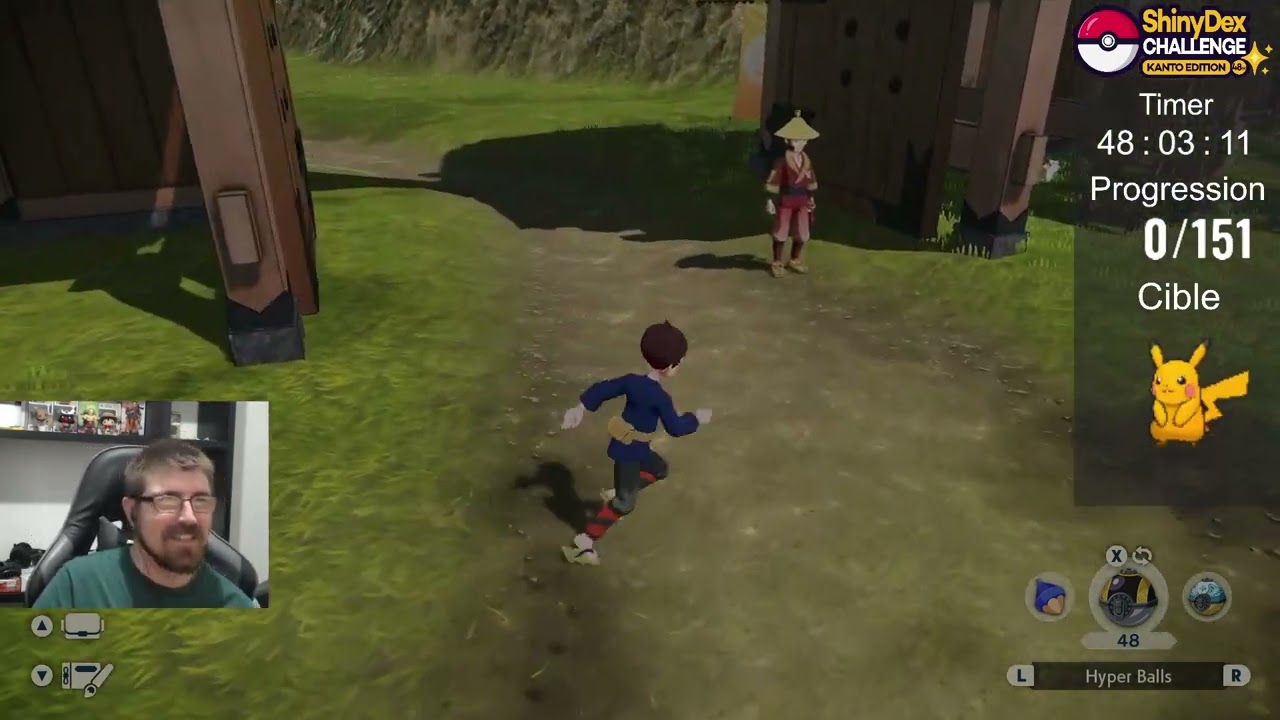 [SHINYDEX CHALLENGE] 48h pour attraper les 151 Pokemon de la 1G en Shiny avec pl (Part 1/2)