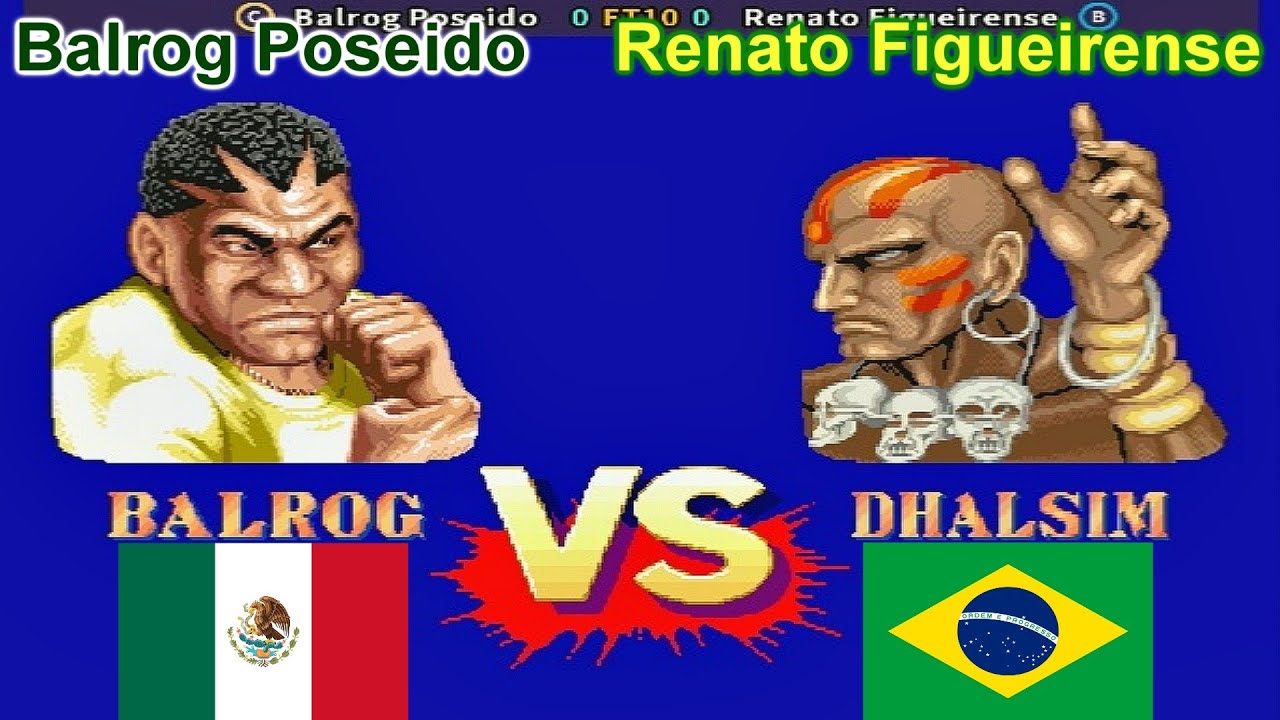 Street Fighter II': Champion Edition - Balrog Poseido vs Renato Figueirense FT10