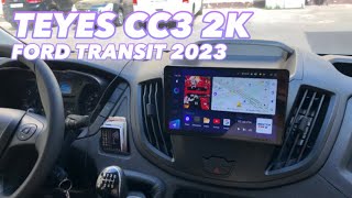 Магнитола TEYES CC3 2K для Ford Transit 2023