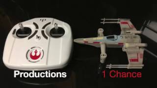 Unboxing and flying the Propel Star Wars T-65 X wing Star Fighter Drone.