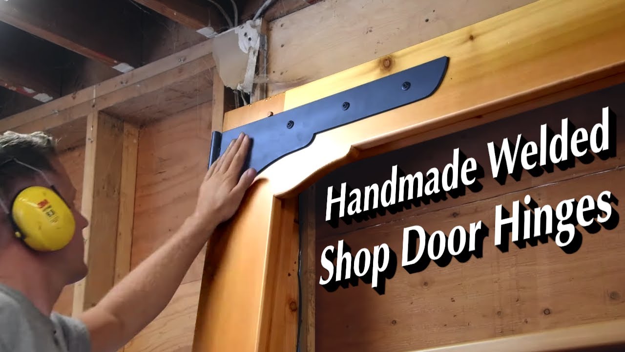Samurai Handmade Welded Shop Door Hinges YouTube