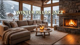 Chill Winter Night &amp; Warm Jazz Music ⛄ Cozy Coffee Shop Ambience with Smooth Jazz Instrumental #18