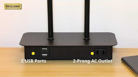 3-Way Dimmable Touch Control Table Lamp with 2 USB Ports and AC Power Outlet Modern Bedside