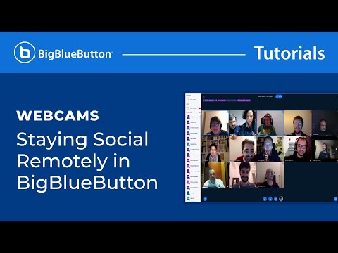 BigBlueButton's Using Webcams Tutorial