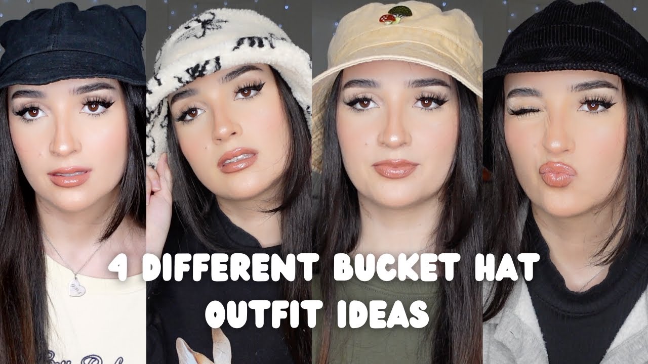 4 bucket hat outfit ideas  featuring urban outfitters bucket hats