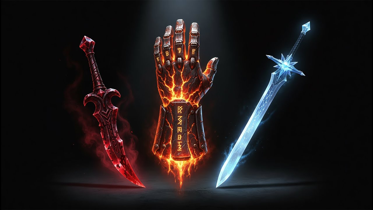 10 Epic Fantasy Weapons — Cinematic AI Showcase