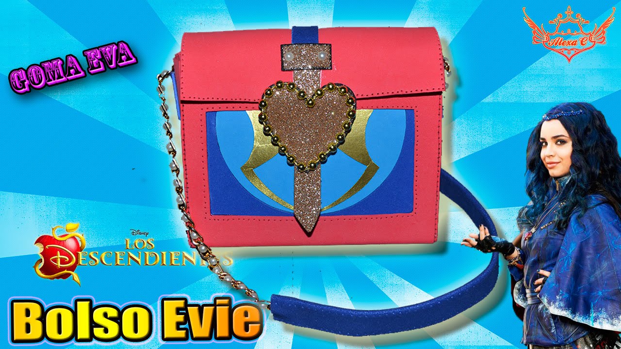 ♥ Tutorial: Bolso/Cartera de Evie de Los Descendientes Goma Eva (Foamy) ♥