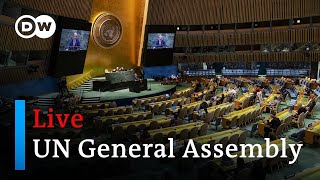 Live: United Nations General Assembly day three | DW News