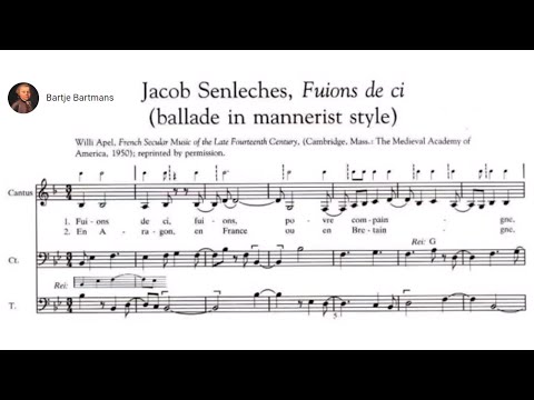 11. Music of the Middle Ages; Ballade in mannerist style
