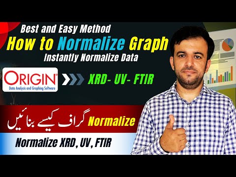 How to normalize data in origin | How to normalize xrd data in origin | OriginPro Lecture 29