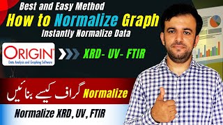 How to normalize data in origin | How to normalize xrd data in origin | OriginPro Lecture 29