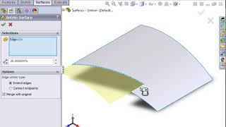 SolidWorks Surfacing 01 Surfacing   11 Untrimming Surfaces