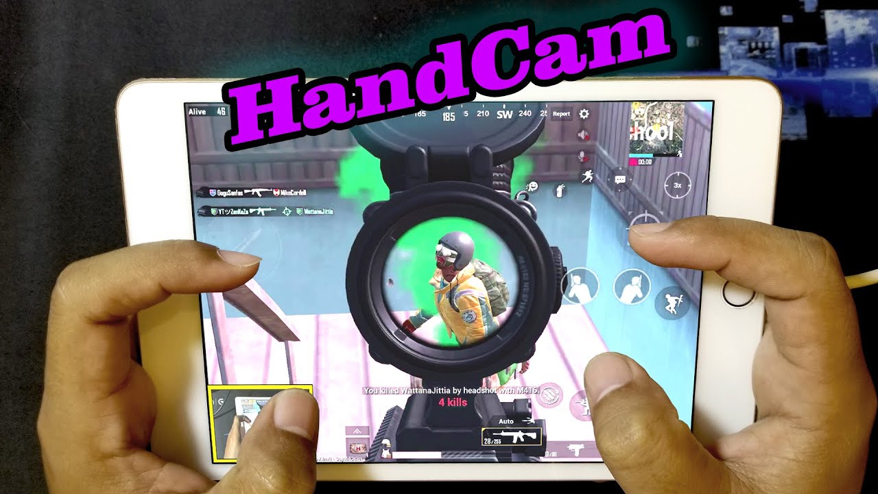 iPad Mini 5 PUBG Mobile | HANCAM 4 Finger + No Gyro #3 - YouTube