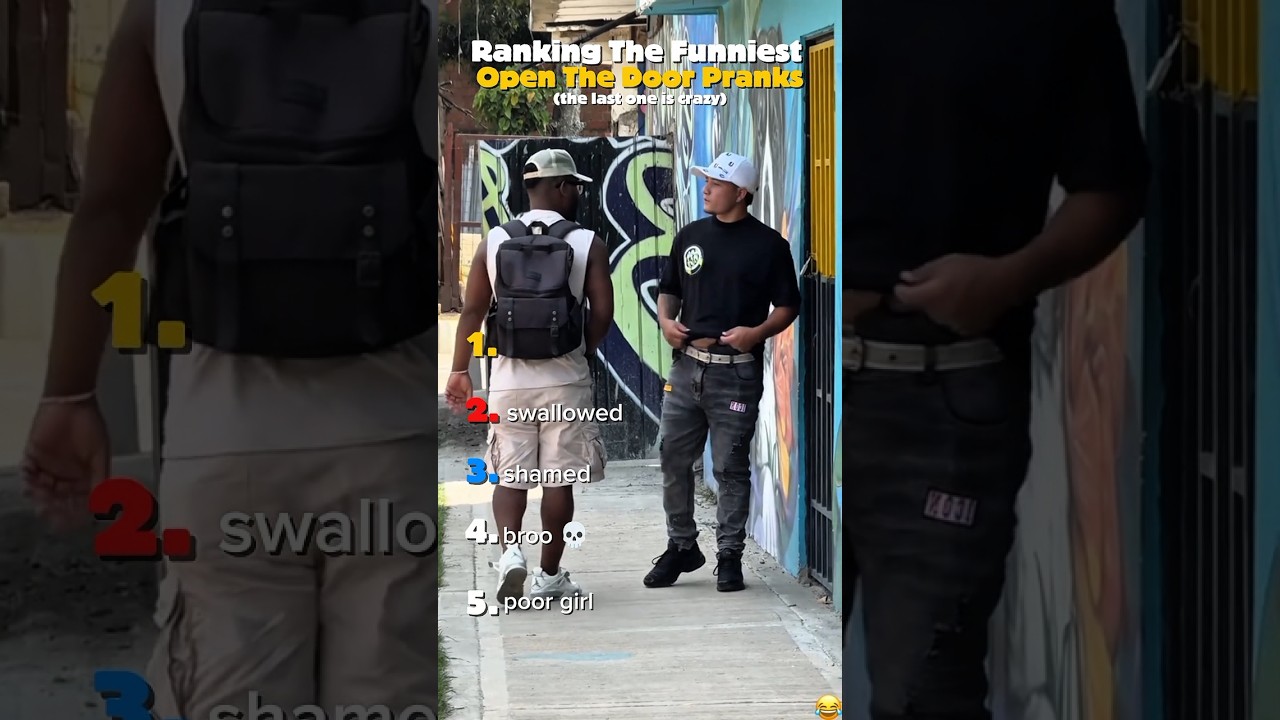 Ranking the funniest open the door pranks#shorts#shortvideo#viral#fyp
