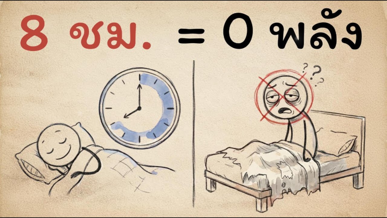 ทำไมนอน 8 ชั่วโมง แต่ยังเพลียเหมือนไม่ได้นอน?