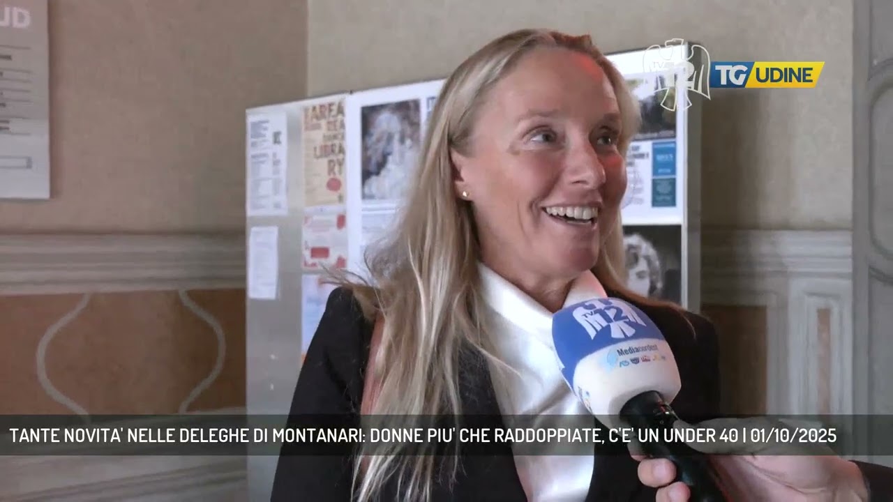 TANTE NOVITA' NELLE DELEGHE DI MONTANARI: DONNE PIU' CHE RADDOPPIATE, C'E' UN UNDER 40 | 01/10/2025