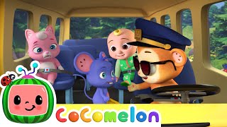 🚌 JJ and the Monkey Bus! | Cocomelon's JJ's Animal Time | Classic Nursery Rhyme Fun