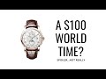 The Cheapest Watch w/Moon Phase and World Time? | The Lobinni Interlaken