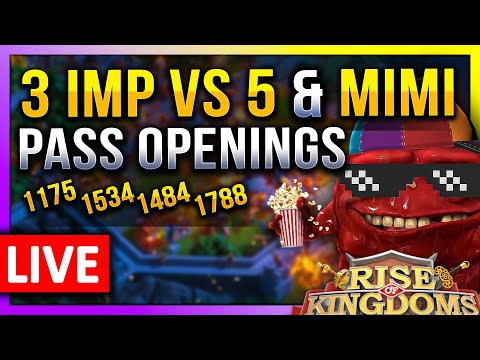 Pass Openings: 3imp vs 5 & MIMI ? LIVE! ? #C11473, #C11468, #1534, #1175, #1484, #1788