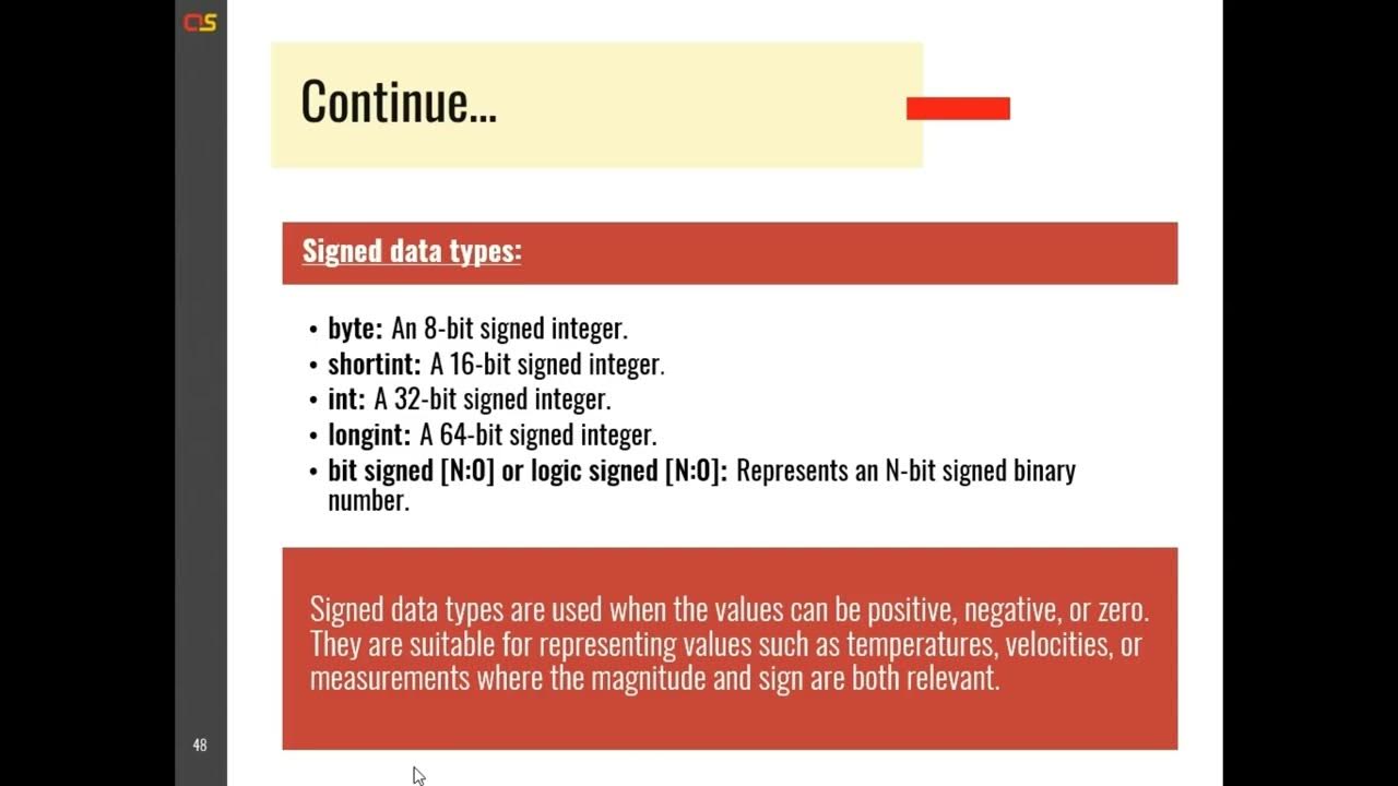 SystemVerilog: Signed Data Types - YouTube