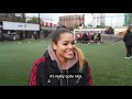 Manchester United Women's players Ella Toone and Ivana Ferreira Fuso surprise visit