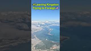 Kingston Jamaica Aerial View: Post-Takeoff Panorama
