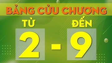 Học thuộc lòng bảng cửu chương từ 2 đến 9 theo tiếng nhạc thật dễ dàng | ZoomZoomTV