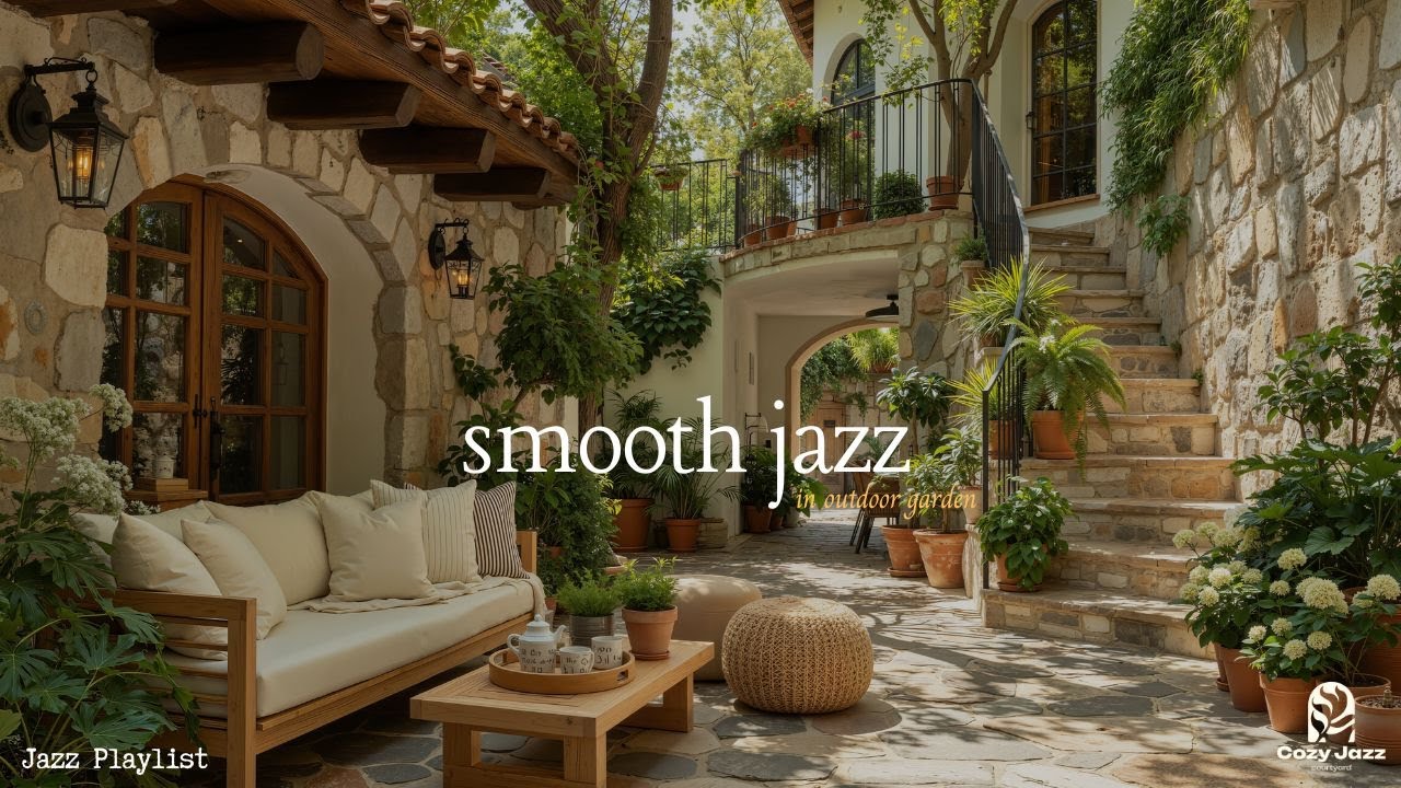 Осенняя Атмосфера Джаза В Саду | Освежите Свой Разум С Помощью Природной Терапии И Лёгкой Джазово...