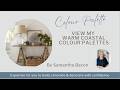 The Perfect Warm Coastal Colour Palette (Soft Neutrals That Always Work)