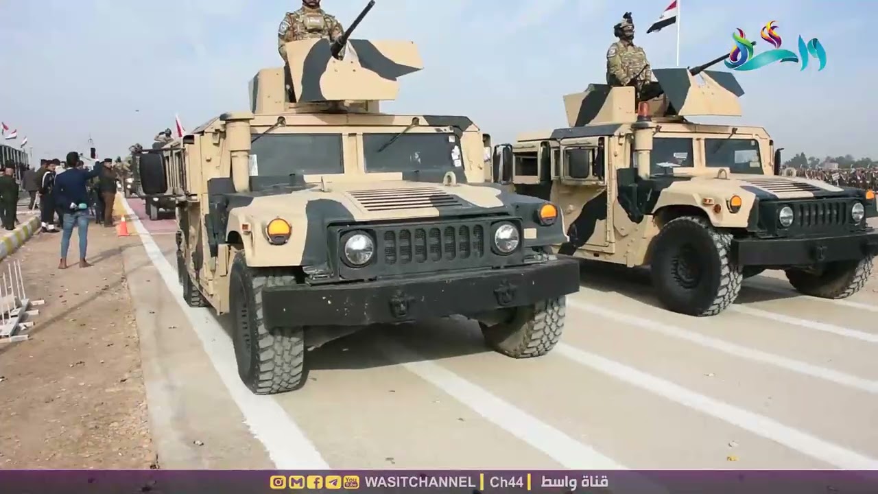 شرطة واسط تقيم استعراضا عسكريا بمناسبة عيدالشرطة العراقية السنوي