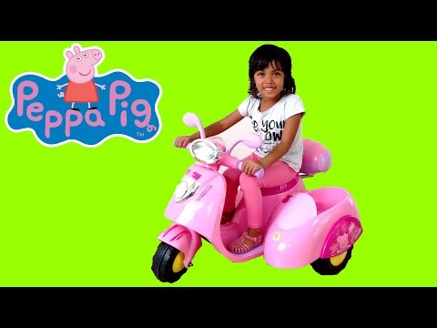 peppa pig battery operated car