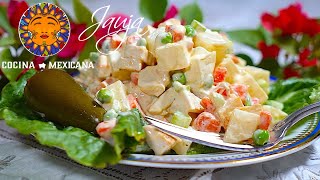 Ensalada de Papa con Pollo para las Fiestas