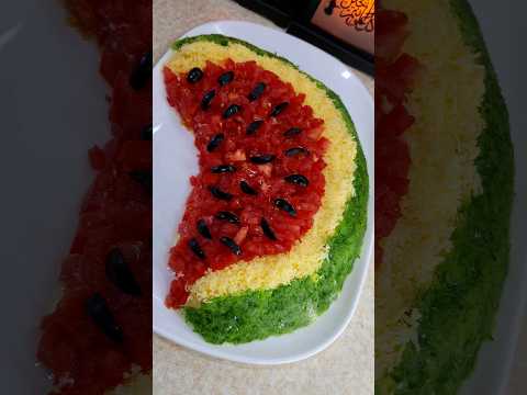Вкуснейший Салат 🍉'Арбузная Долька' Красиво иБыстро!! Mazzali salat 🍉'Tarvuz tilimi' Chiroyli va Tez