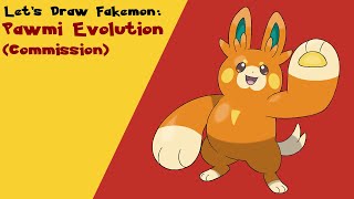 Let's Draw Fakemon: Pawmi Evolution (Commission)