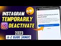 How to Deactivate Instagram Account | Instagram Account Deactivate Kaise Kare | Instagram Delete