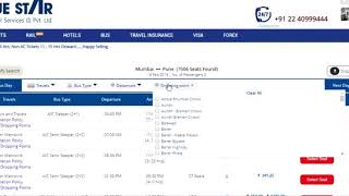 Bus Booking - English Version