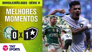 TIQUINHO CRAVA, VEIGA PERDE PÊNALTI E FOGÃO SEGUE LÍDER! | PALMEIRAS 0 X 1 BOTAFOGO | BRASILEIRÃO