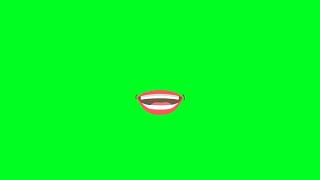 mouth loop animation green screen