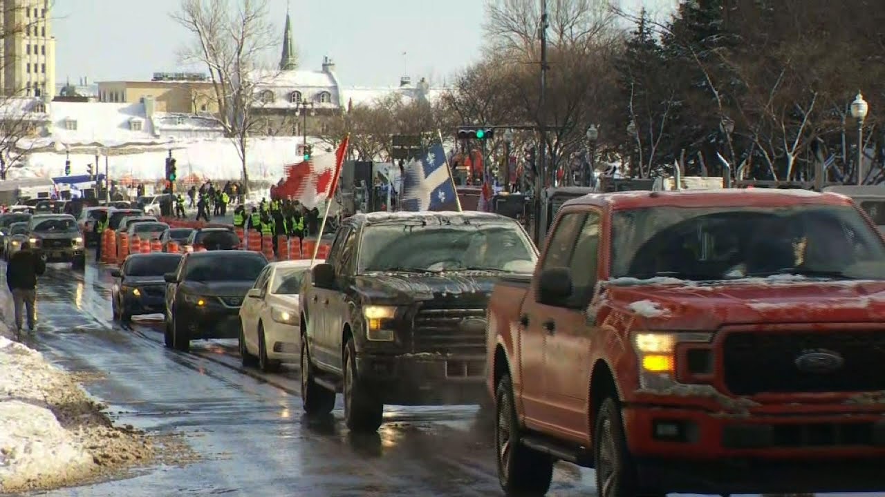 Anti-vaccine protesters descend on Quebec City