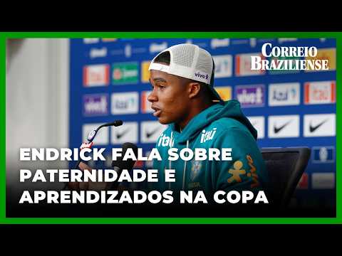 ENDRICK ABRE O CORAÇÃO SOBRE PATERNIDADE, TITULARIDADE E ANCELOTTI