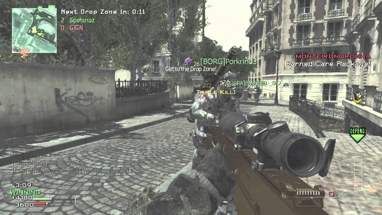 MW3 Barrett Quad Feed