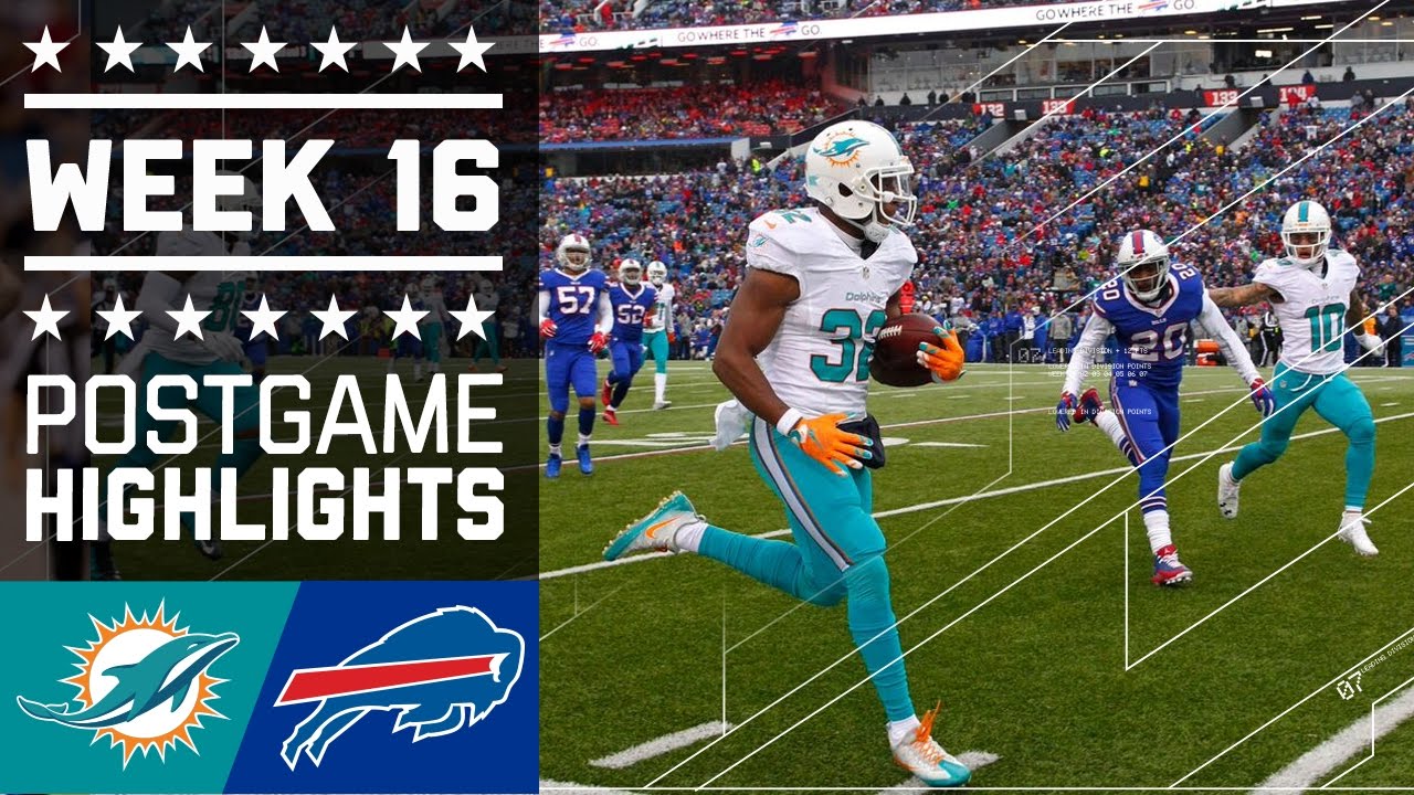 Dolphins vs. Bills  NFL Week 16 Game Highlights 